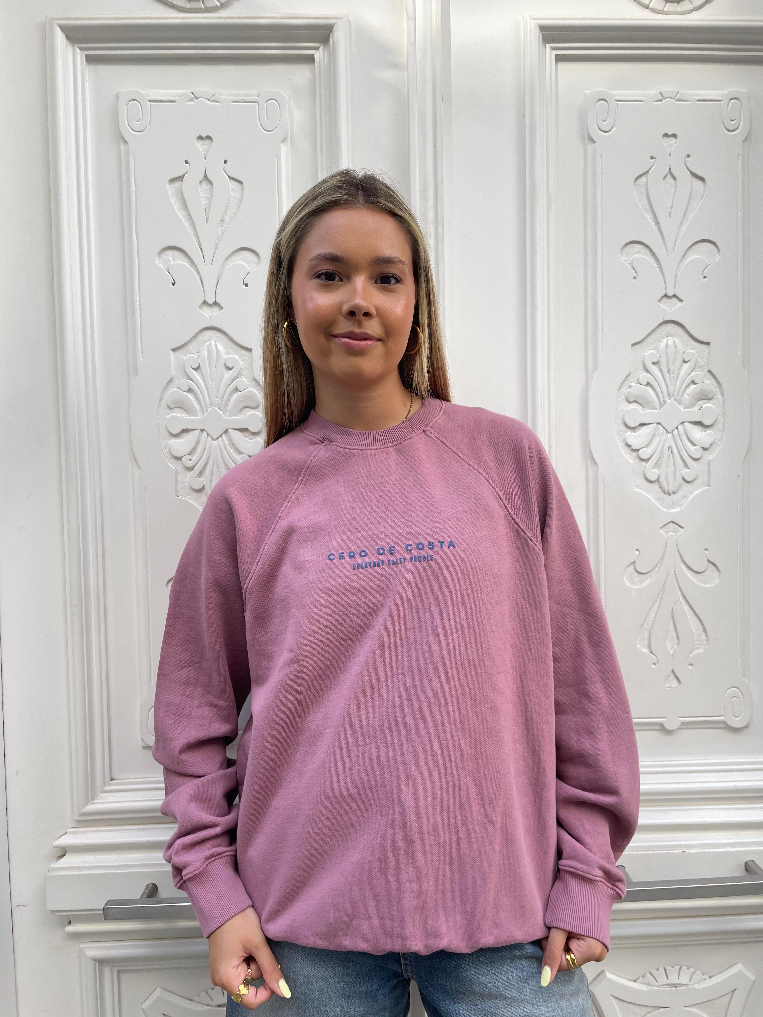 SUDADERA VIGO ROSA/AZUL